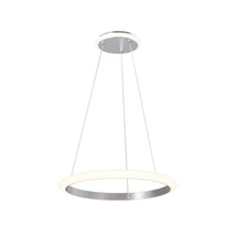 Pendul Zuma Newa metal, crom,alb,LED,3000K,27W,3200Lm - ZU-11677
