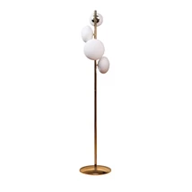 Lampadar Zuma Omi metal,sticla,auriu,alb,G9 - ZU-1177