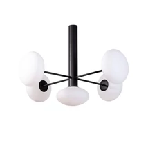 Plafoniera Zuma Omi metal,sticla,negru,alb,G9 - ZU-1198