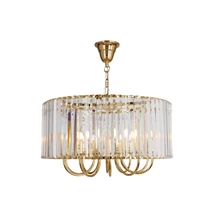 Candelabru Zuma Paris metal,sticla,auriu ,transparent,E14 - ZU-1906-10