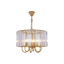 Candelabru Zuma Paris metal,sticla,auriu ,transparent,E14 - ZU-1906-6