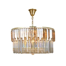Pendul Zuma Camille metal,sticla,auriu ,transparent,E14 - ZU-19101-16
