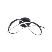 Plafoniera Zuma Paul metal,acril,negru,alb,LED,3000K-4000K-6000K,30W,3200Lm - ZU-19602C-BK