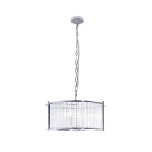 Pendul Zuma Marmo metal,sticla,crom,transparent,E27 - ZU-2200131P-L