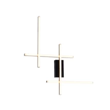 Aplica de perete Zuma Edge metal,acril,negru,auriu,LED,3000K-4000K-6000K,32W,1350Lm - ZU-22009W4-BK-GD