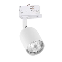 Spot pentru sina trifazata Zuma Reflector metal,alb,GU10,10W - ZU-9050