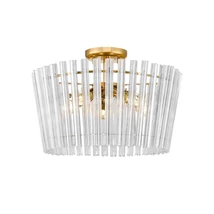 Plafoniera Zuma Bach metal,sticla,auriu ,transparent,E14 - ZU-C0547-05H-F9AC