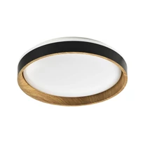 Plafoniera Zuma Bois metal,acril,negru,maro,alb,LED,3000K-4000K-5000K,24W,1416Lm - ZU-CL2204003-390MBWT