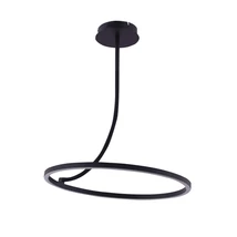 Pendul Zuma Corit metal,negru,LED,4000K,30W,3540Lm - ZU-E82907-01