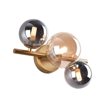 Aplica de perete Zuma Villa metal,sticla,auriu,cihlimbar,fumuriu,G9 - ZU-MB5918-3-EGN