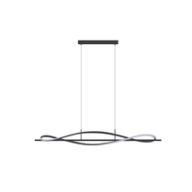 Pendul Zuma Domenico metal,acril,negru, alb,LED,3000K,30W,3500Lm - ZU-MD3544-1-3BT