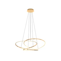 Pendul Zuma Cholet metal,acril,auriu, alb,LED,3000K,56W,6600Lm - ZU-MD7360-1A-3GT