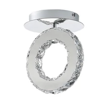 Plafoniera Zuma Girona metal,cristale, crom,transparent,LED,3000K,10W,1100Lm - ZU-MX3713-1-3CT
