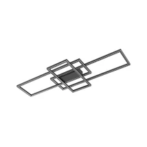 Plafoniera Zuma Ervi metal,cristale,negru,LED,3000K-6000K,52W,6100Lm - ZU-MX7907-3B-3BT