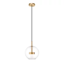Pendul Zuma Enceladus metal,sticla,auriu,transparent,LED,3000K,5W,500Lm - ZU-P0428-01J-L4AC