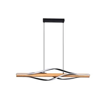 Pendul Zuma Baez lemn,metal,acril,maro,negru,alb,LED,3000K,30W,2000Lm - ZU-P230857003