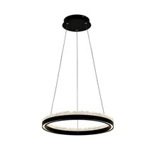 Pendul Zuma Regi metal,acril,negru,transparent,LED,3000K-4000K-5000K,30W,1540Lm - ZU-PD2304400R-MB