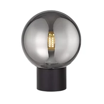 Veioza Zuma Arcturus metal,sticla,negru,fumuriu,G9 - ZU-T0454-01A-P7FZ