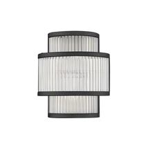 Aplica de perete Zuma Sergio metal,sticla,negru,transparent,G9 - ZU-W0528-02B-P7AC