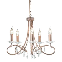 CHRISTINA - Elstead - ELS-CRT5-SILVER-GOLD - Candelabru