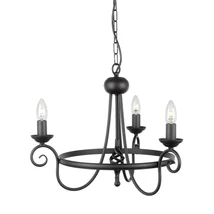 HARLECH - Elstead - ELS-HR3A-BLACK - Candelabru