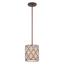 BROWN LATTICE - Elstead - ELS-QZ-BROWN-LATTICE-P-S - Pendul