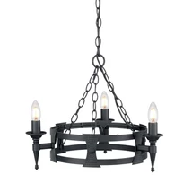 SAXON - Elstead - ELS-SAX3-BLK - Candelabru