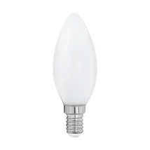 Bec lumanare Eglo E14-LED 7W 2700K 806lm abajur sticla opal | 110044