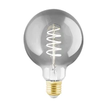 Bec dimabil Eglo E27-LED 4W 2000K 100lm abajur sticla transparent negrucios | 110086