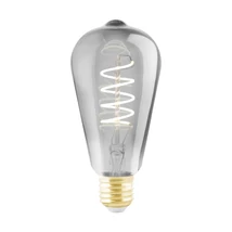 Bec dimabil Eglo E27-LED 4W 2000K 100lm abajur sticla transparent negrucios | 110088