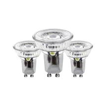 Set becuri Eglo GU10-LED 2x 4,5W 4000K 345lm abajur sticla transparent | 110148