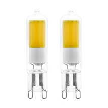 Set becuri Eglo G9-LED 2x 2W 3000K 200lm abajur sticla transparent | 110152