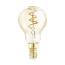 Bec dimabil MiniGlob Eglo E14-LED 4W 2000K 145lm abajur sticla chihlimbar | 110191