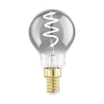 Bec dimabil MiniGlob Eglo E14-LED 4W 2000K 100lm abajur sticla transparent negrucios | 110194