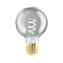 Bec dimabil Eglo E27-LED 4W 2000K 100lm abajur sticla transparent negrucios | 110195