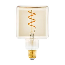 Bec dimabil decorativ Eglo E27-LED 4W 1600K 180lm 300° abajur sticla chihlimbar | 11818
