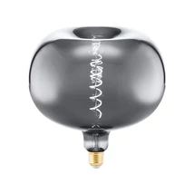 Bec dimabil decorativ Eglo E27-LED 4W 2200K 50lm 300° abajur sticla crom | 11893