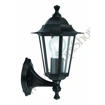 Aplica exterior Eglo LATERNA 4, dulie E27, nu contine becul, IP44, baza din aluminiu negru, abajur sticla transparent | Eglo-22468