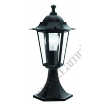 Stalp exterior Eglo LATERNA 4, dulie E27, nu contine becul, IP44, baza din aluminiu negru, abajur sticla transparent | Eglo-22472