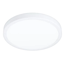Plafoniera baie Eglo FUEVA 5, LED integrat inclus, IP44, baza din otel alb, abajur plastic alb | Eglo-30891