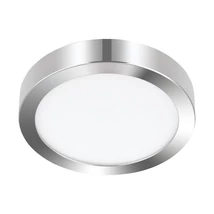 Plafoniera baie Eglo FUEVA 5, LED integrat inclus, IP44, baza din otel crom, abajur plastic alb | Eglo-30892