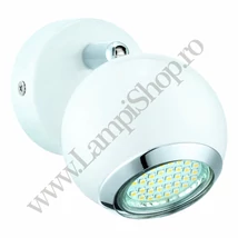 Spot Eglo BIMEDA, dulie GU10-LED, contine becul, IP20, baza din otel alb-crom | Eglo-31001