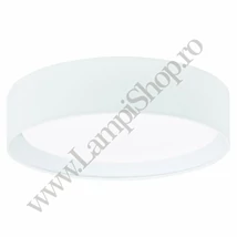 Plafoniera Eglo PASTERI, LED integrat inclus, IP20, baza din metal-plastic alb, abajur textil alb | Eglo-31588