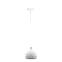 Pendul Eglo ROCCAFORTE, dulie E14, nu contine becul, IP20, baza din otel alb | Eglo-33344