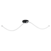 Plafoniera Eglo BANDERILLAS, LED integrat inclus, IP20, baza din otel negru, abajur plastic negru-alb | Eglo-39836