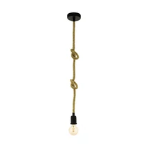 Pendul Eglo RAMPSIDE, dulie E27, nu contine becul, IP20, baza din otel negru | Eglo-43256