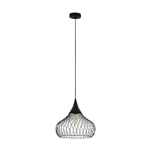 Pendul Eglo STAVERTON, dulie E27, nu contine becul, IP20, baza din otel negru | Eglo-43344