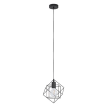 Pendul Eglo STRAITON, dulie E27, nu contine becul, IP20, baza din otel negru | Eglo-43358