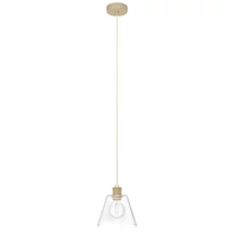 Pendul Eglo COPLEY, dulie E27, nu contine becul, IP20, baza din aluminiu-otel auriu, abajur sticla transparent | Eglo-43633