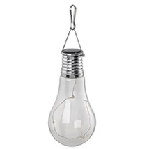 Solar Eglo Z-SOLAR, LED integrat inclus, baza din plastic argintiu, abajur plastic transparent | Eglo-48622